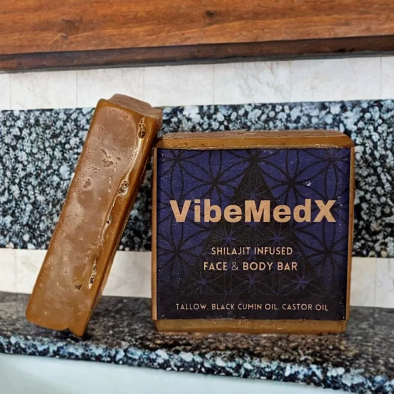 Face & Body Soap Bar Shilajit-infused